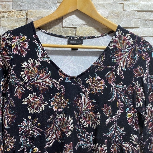 J Jill Wearever Collection Floral Tunic Dress - Picture 3 of 10